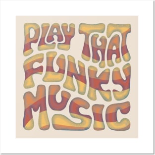 Play That Funky Music Word Art Posters and Art